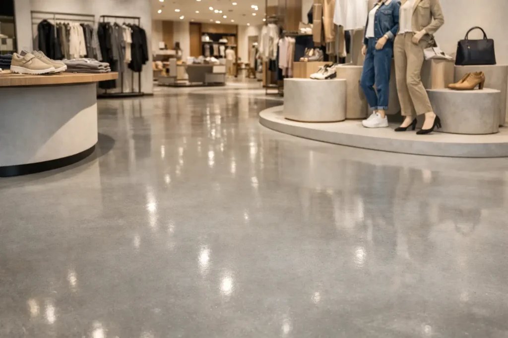 Retail Resin Flooring That Shapes the Store
