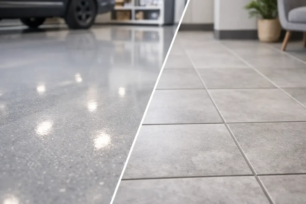 Epoxy Floor vs Tiles: Which Finish Fits?