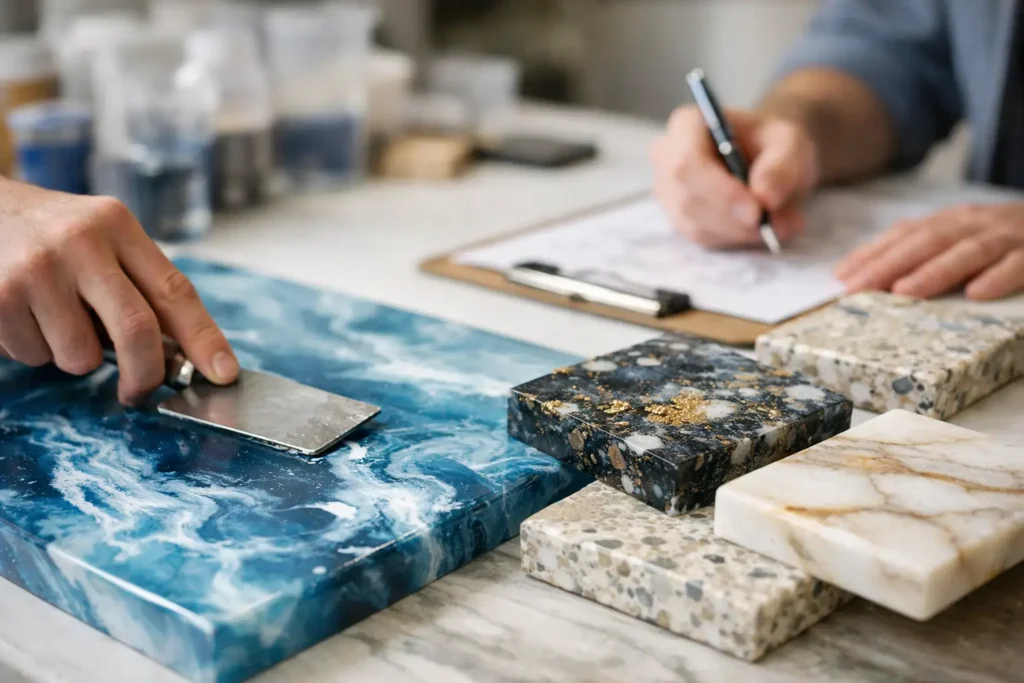 How to Design Bespoke Resin Surfaces That Last