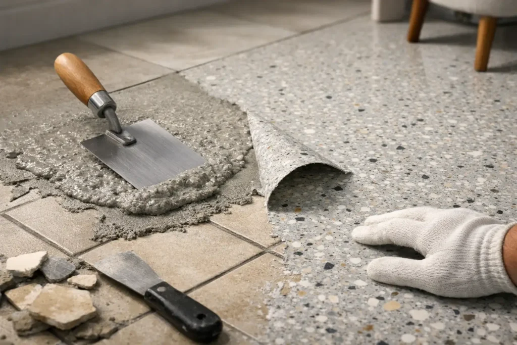 Can Terrazzo Overlays Cover Tiles? What to Check