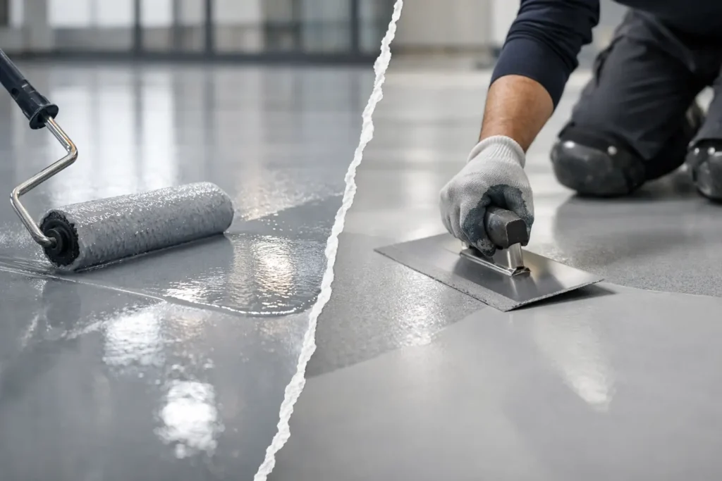 Epoxy Versus Polyurethane Flooring Compared