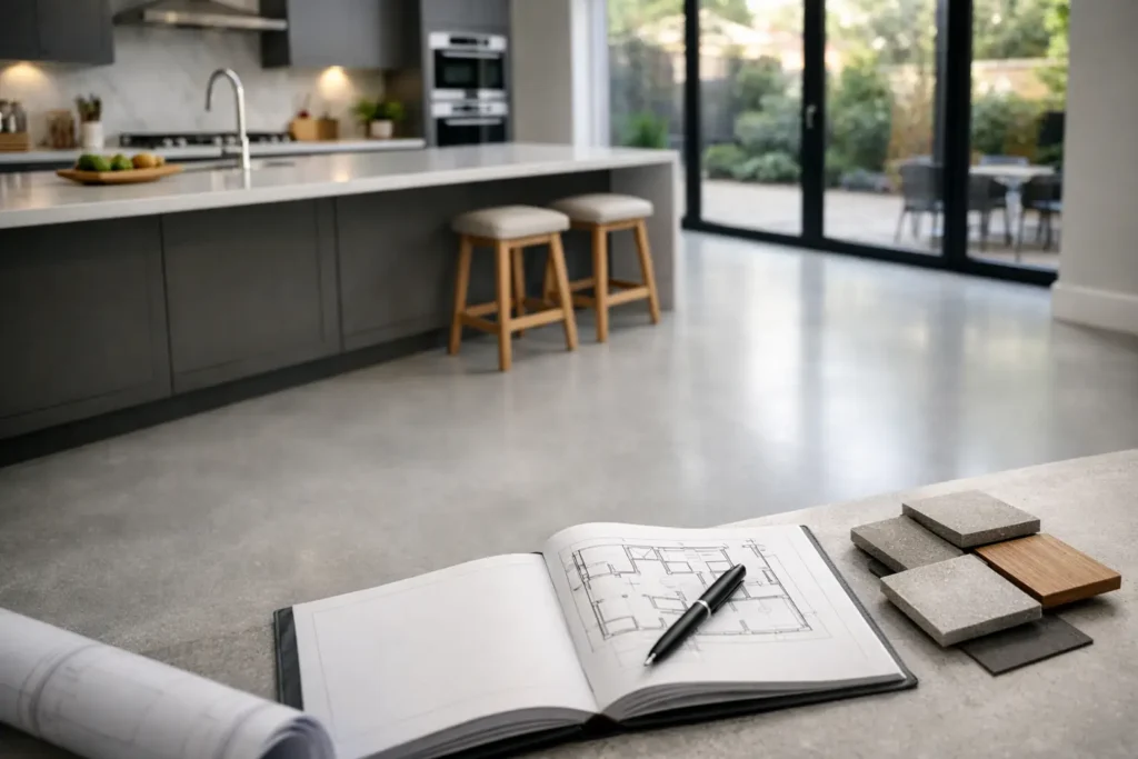 Essex Kitchen Resin Floor Project Design Notes