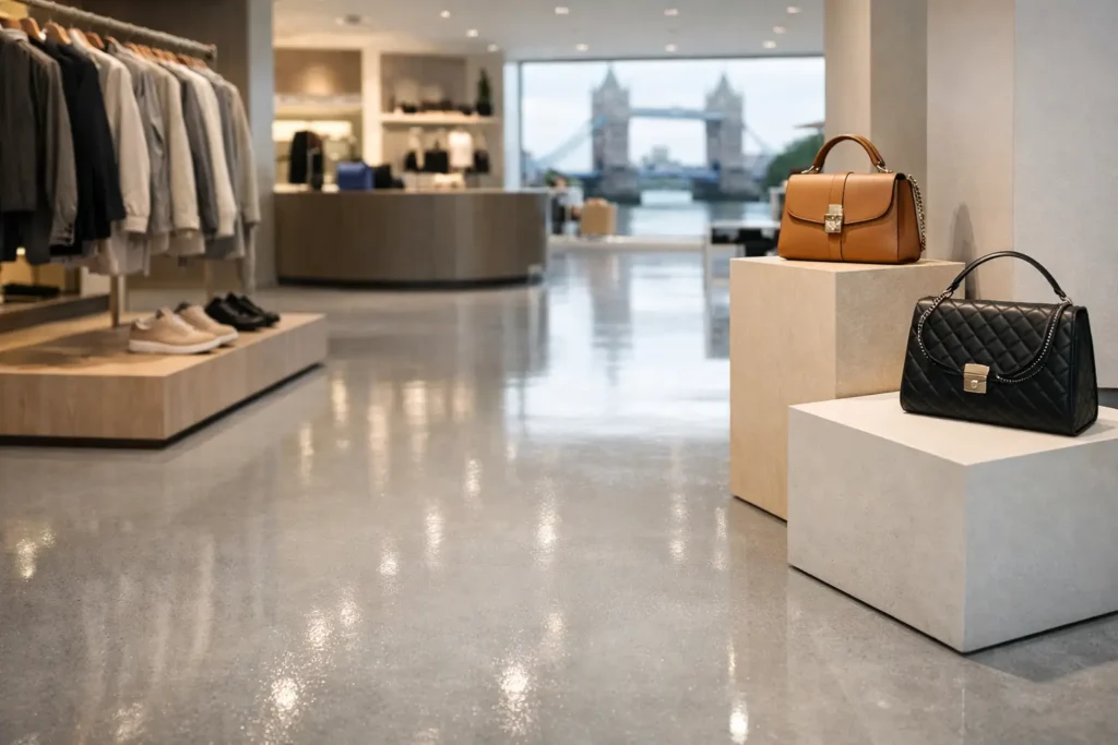 London Retail Resin Flooring Project Ideas