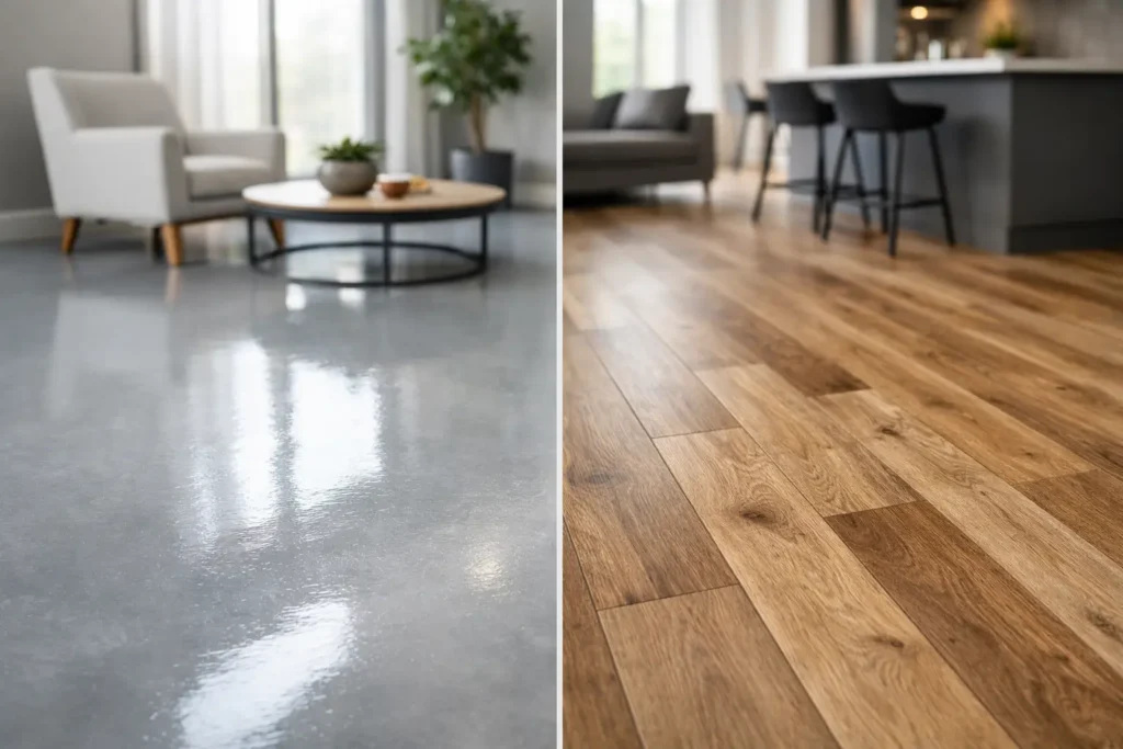 Resin Versus Vinyl Flooring for Better Interiors