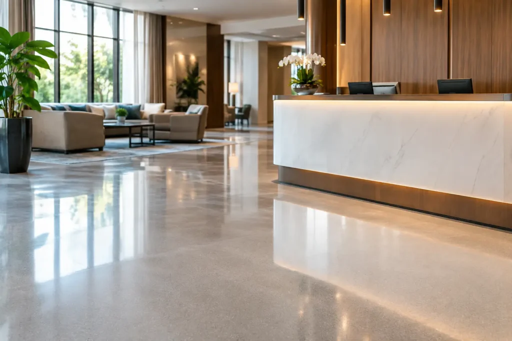 Hotel Resin Flooring: Design That Performs