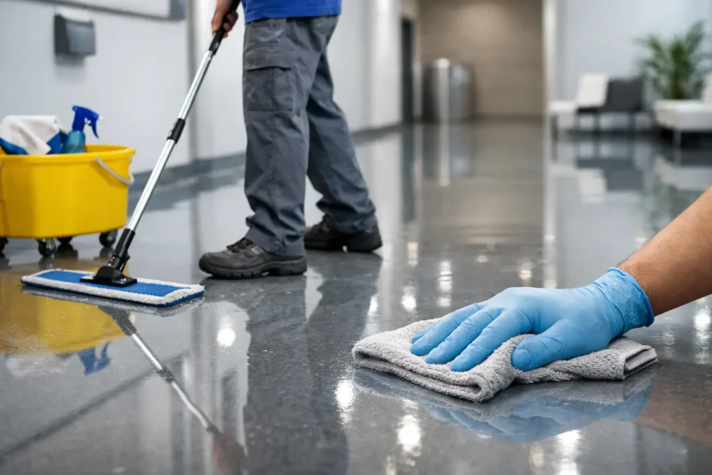 How to Maintain Epoxy Floors Without Dulling Them