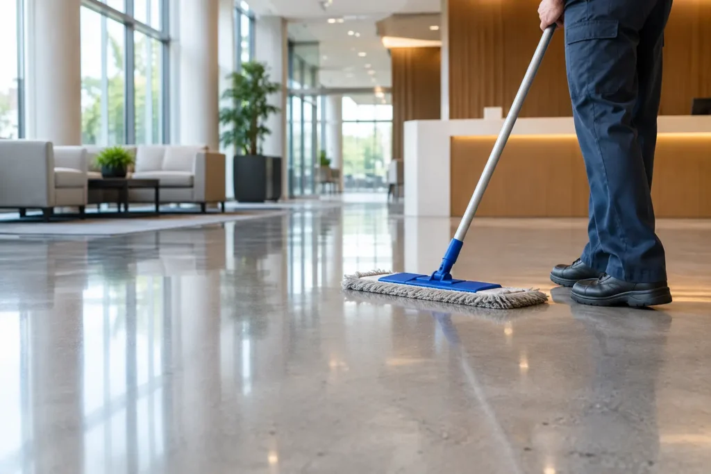 Top Commercial Floor Finishes for Busy Spaces