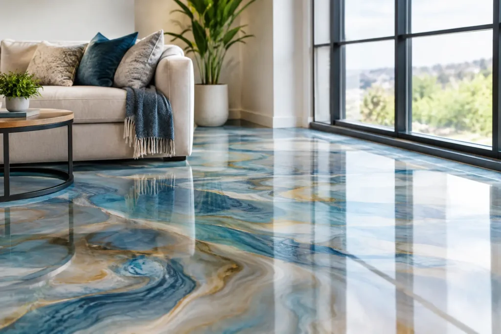 Custom Resin Floor Patterns That Feel Personal