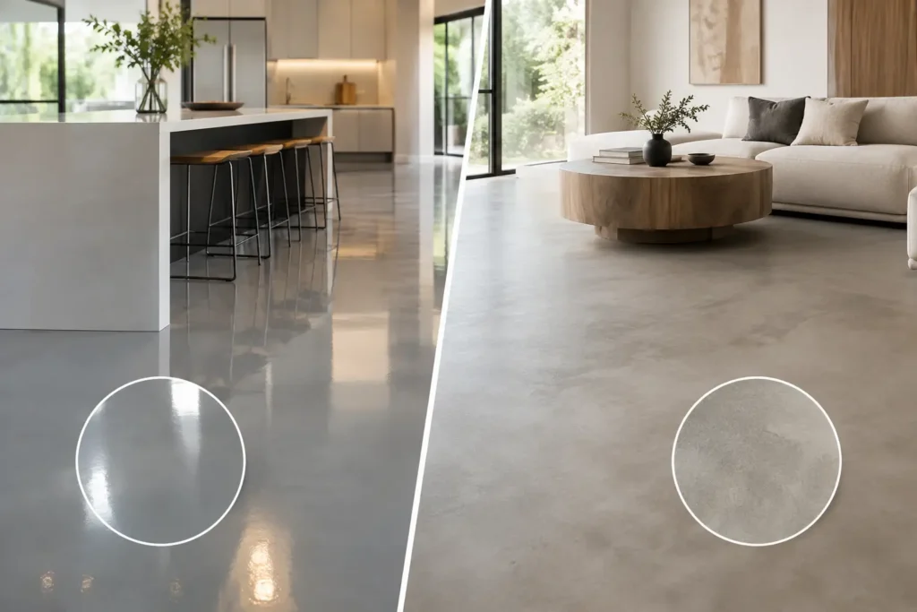 Epoxy Versus Microcement for Modern Interiors
