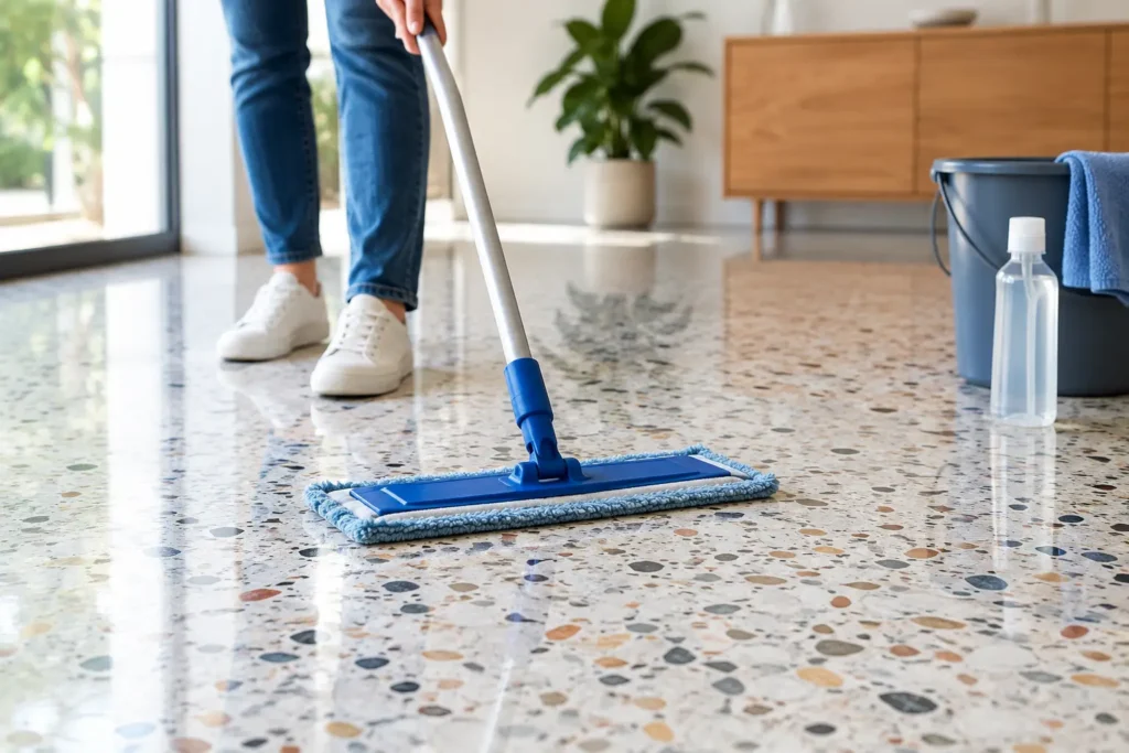 How to Maintain Terrazzo Resin Floors at Home